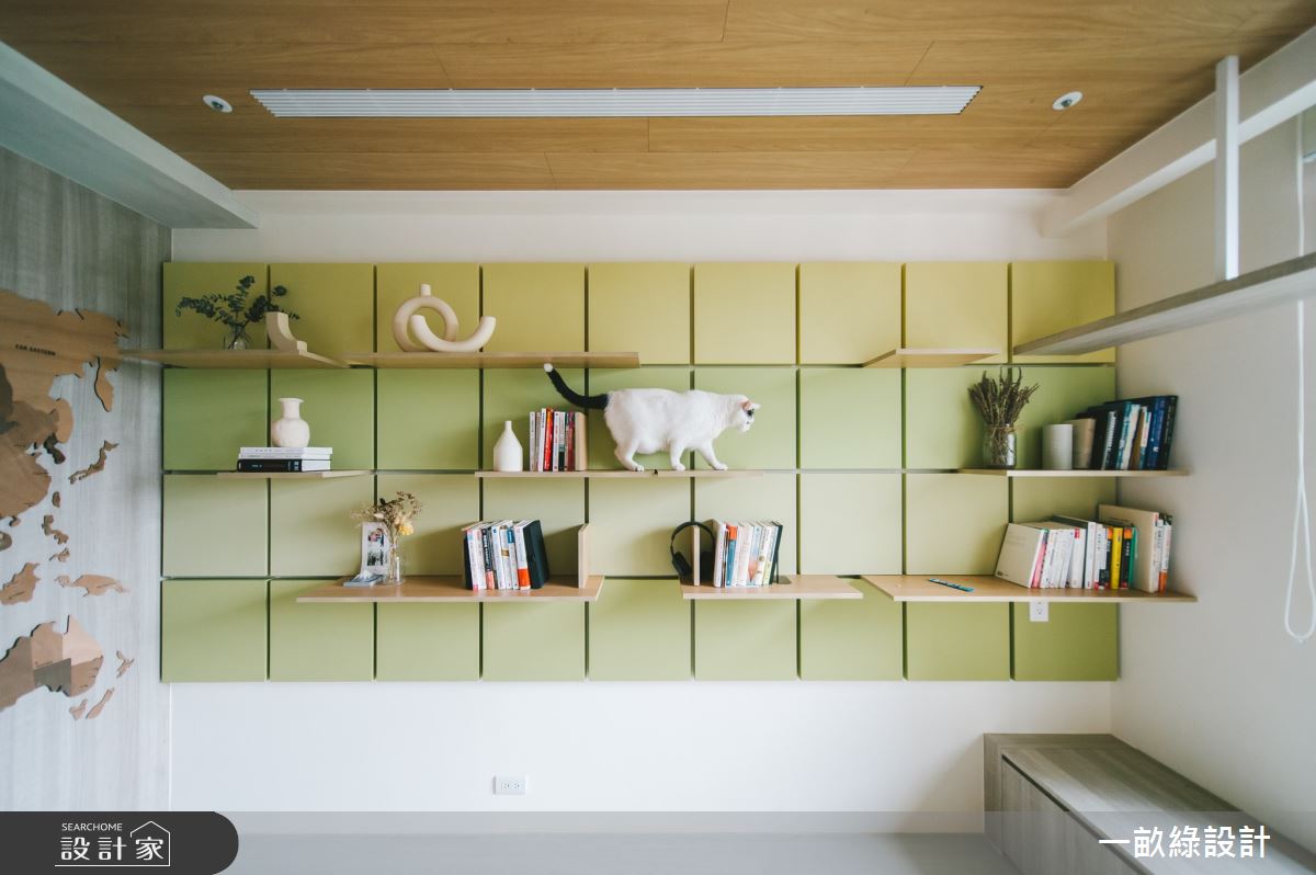32坪新成屋(5年以下)＿日式混搭風書房工作區案例圖片＿一畝綠設計＿一畝綠_42之2