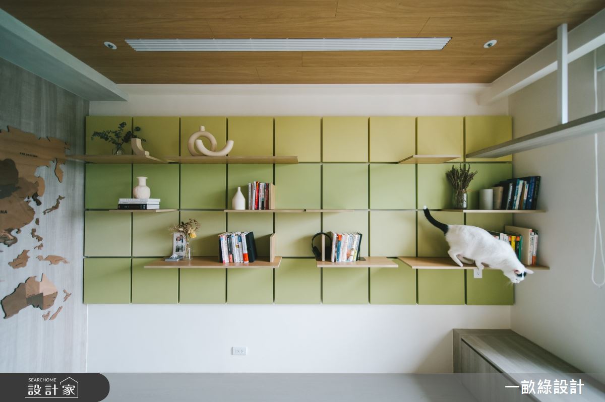 32坪新成屋(5年以下)＿日式混搭風書房工作區案例圖片＿一畝綠設計＿一畝綠_42之3