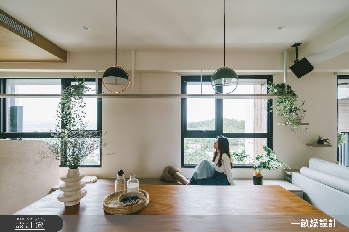 32坪新成屋(5年以下)＿日式混搭風餐廳臥榻案例圖片＿一畝綠設計＿一畝綠_42之8
