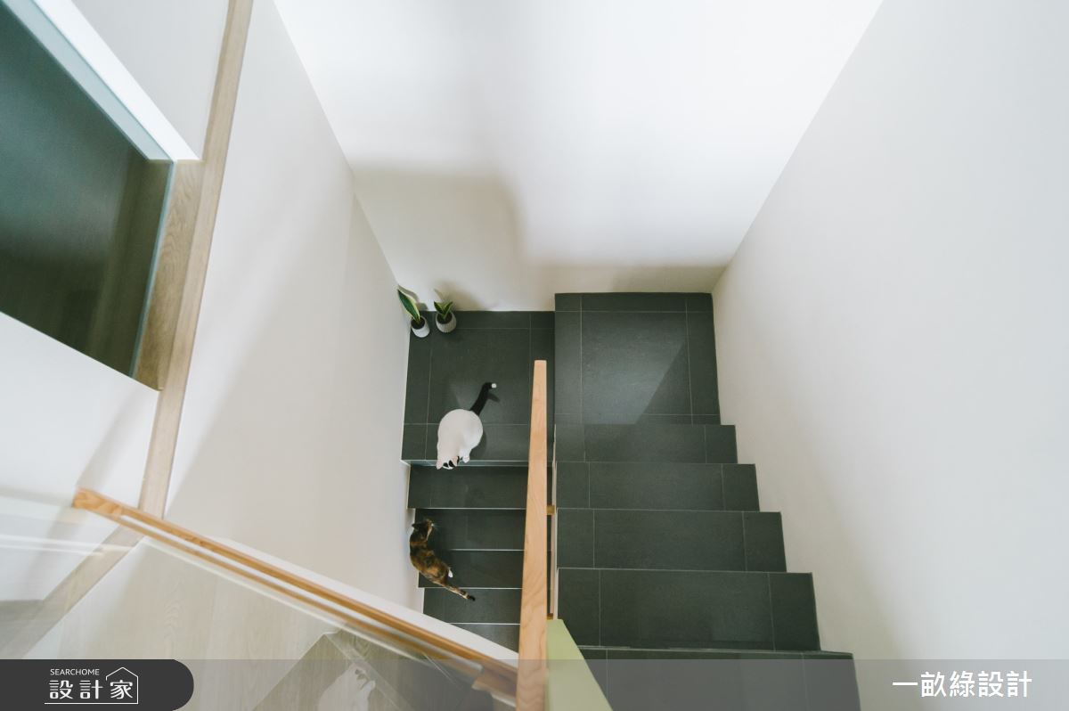 32坪新成屋(5年以下)＿日式混搭風樓梯案例圖片＿一畝綠設計＿一畝綠_42之11