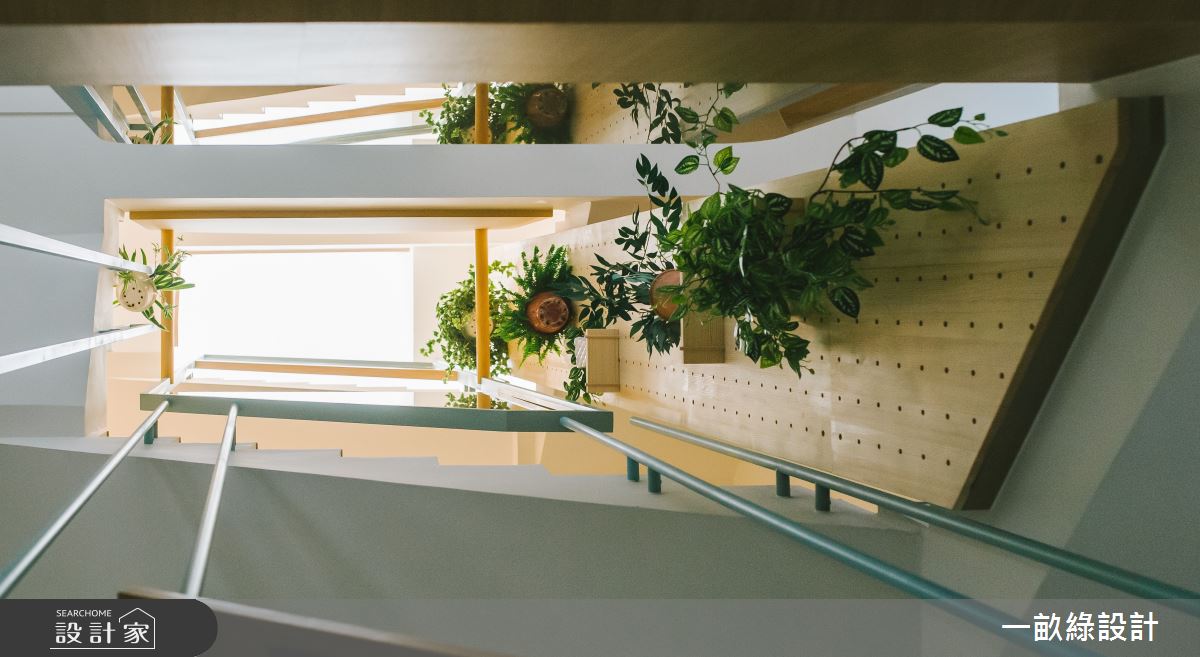45坪新成屋(5年以下)＿混搭風樓梯案例圖片＿一畝綠設計＿一畝綠_43之14