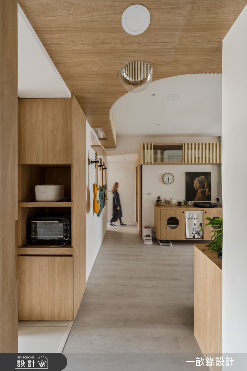25坪新成屋(5年以下)＿日雜風走廊案例圖片＿一畝綠設計＿一畝綠_44之2