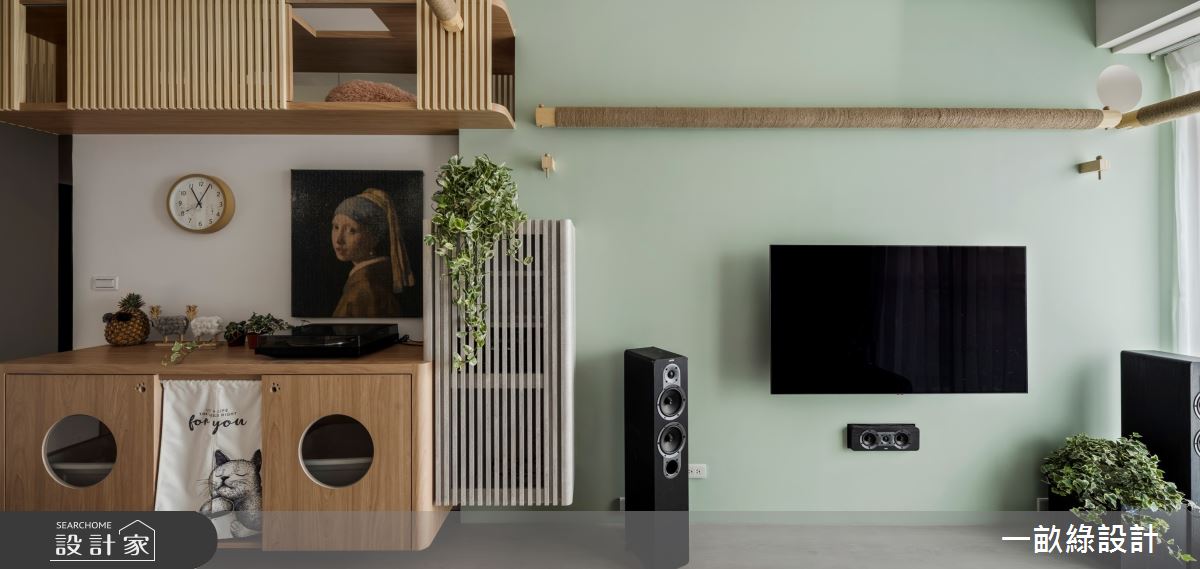 25坪新成屋(5年以下)＿日雜風客廳案例圖片＿一畝綠設計＿一畝綠_44之5