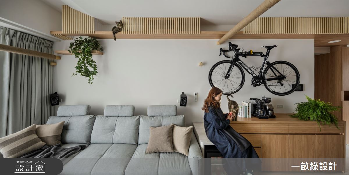 25坪新成屋(5年以下)＿日雜風客廳案例圖片＿一畝綠設計＿一畝綠_44之7