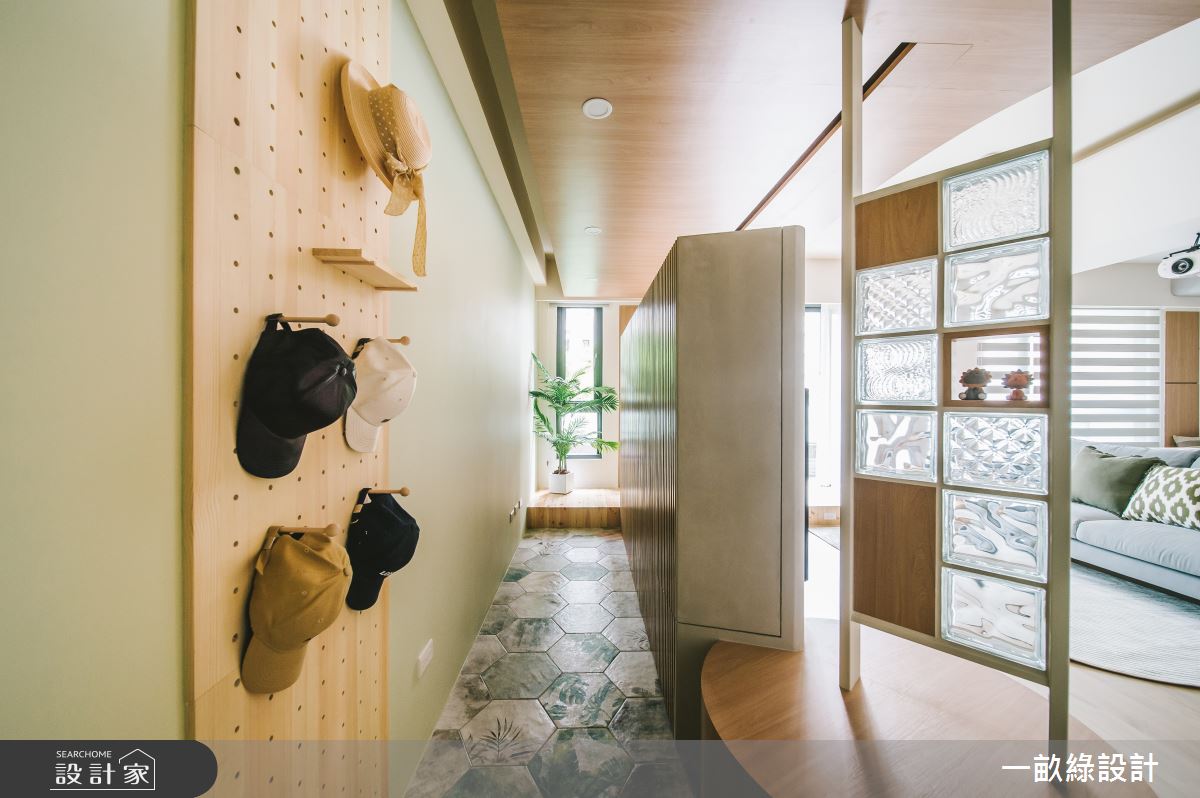 35坪中古屋(5~15年)＿現代風玄關案例圖片＿一畝綠設計＿一畝綠_45之1