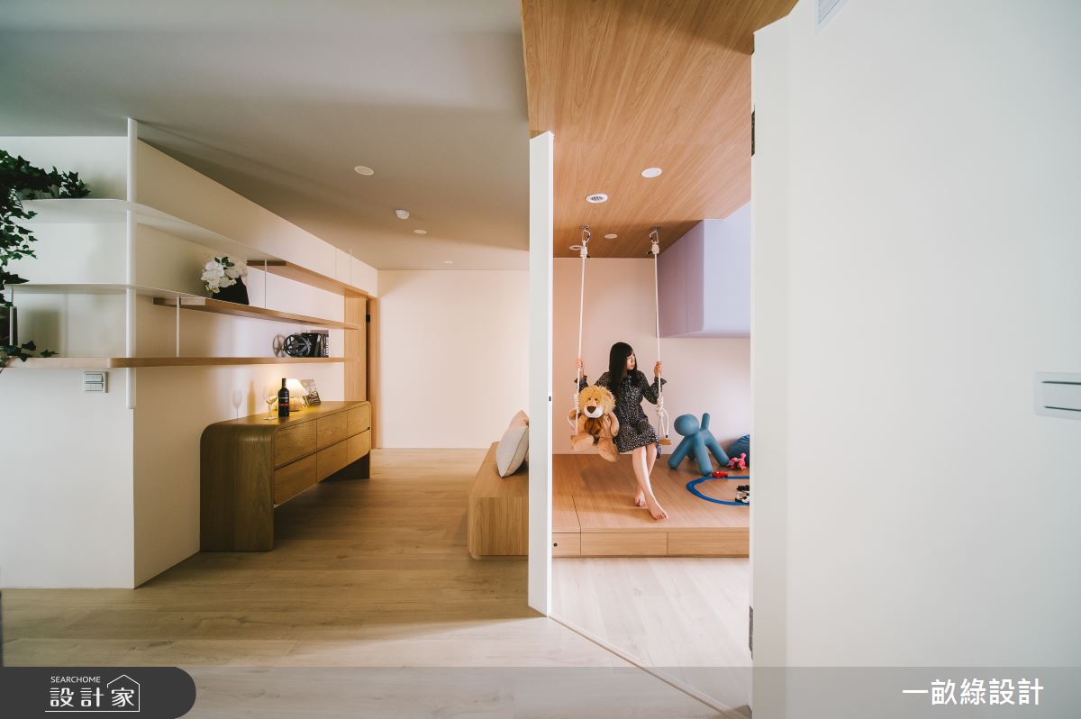 35坪中古屋(5~15年)＿現代風兒童房走廊兒童房案例圖片＿一畝綠設計＿一畝綠_45之13