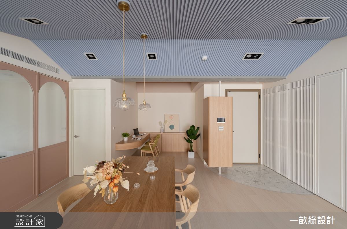 35坪新成屋(5年以下)＿現代風玄關餐廳書房工作區案例圖片＿一畝綠設計＿一畝綠_46之5