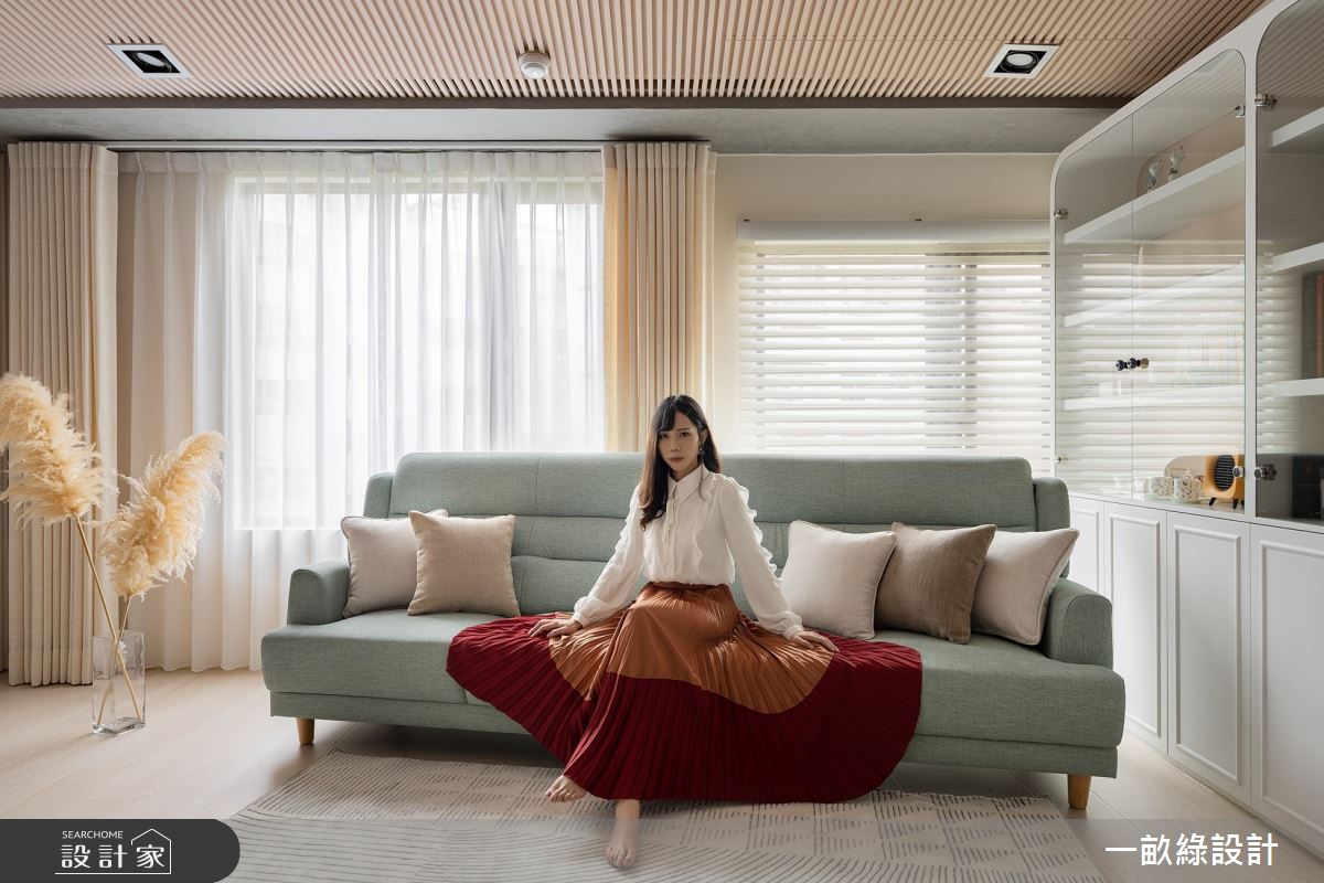 35坪新成屋(5年以下)＿現代風客廳案例圖片＿一畝綠設計＿一畝綠_46之10