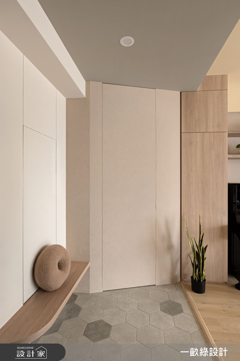 20坪新成屋(5年以下)＿現代風玄關案例圖片＿一畝綠設計＿一畝綠_47之1