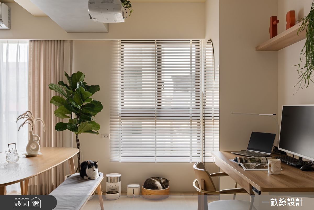 20坪新成屋(5年以下)＿現代風書房案例圖片＿一畝綠設計＿一畝綠_47之7