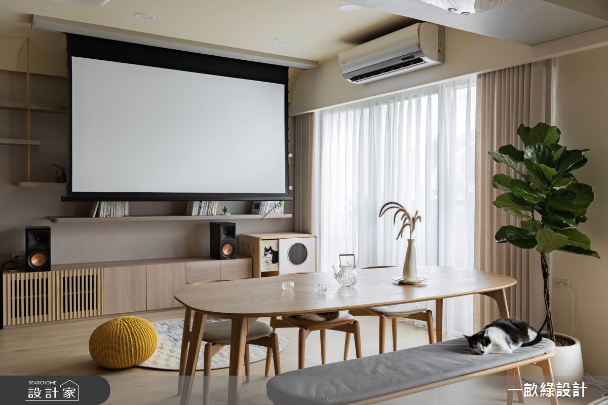 20坪新成屋(5年以下)＿現代風客廳餐廳案例圖片＿一畝綠設計＿一畝綠_47之11