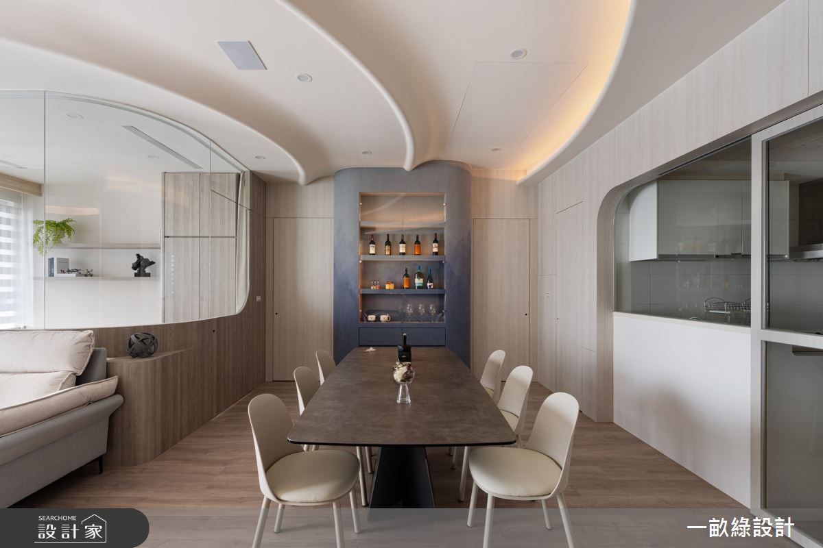 35坪新成屋(5年以下)＿現代風餐廳案例圖片＿一畝綠設計＿一畝綠_48之4