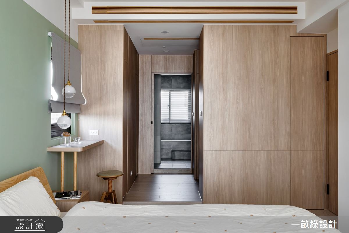 50坪老屋(16~30年)＿日式無印風臥室浴室案例圖片＿一畝綠設計＿一畝綠_49之17