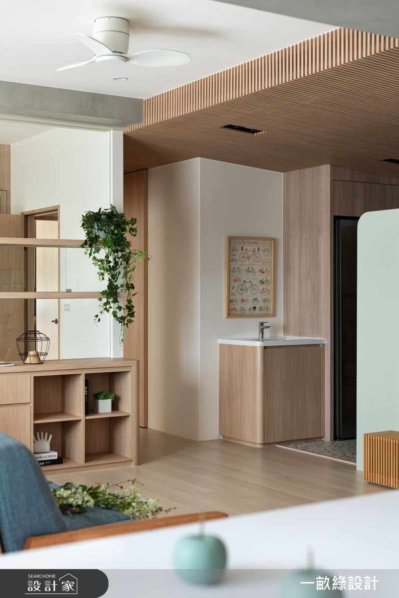 50坪老屋(16~30年)＿日式無印風玄關客廳案例圖片＿一畝綠設計＿一畝綠_49之12