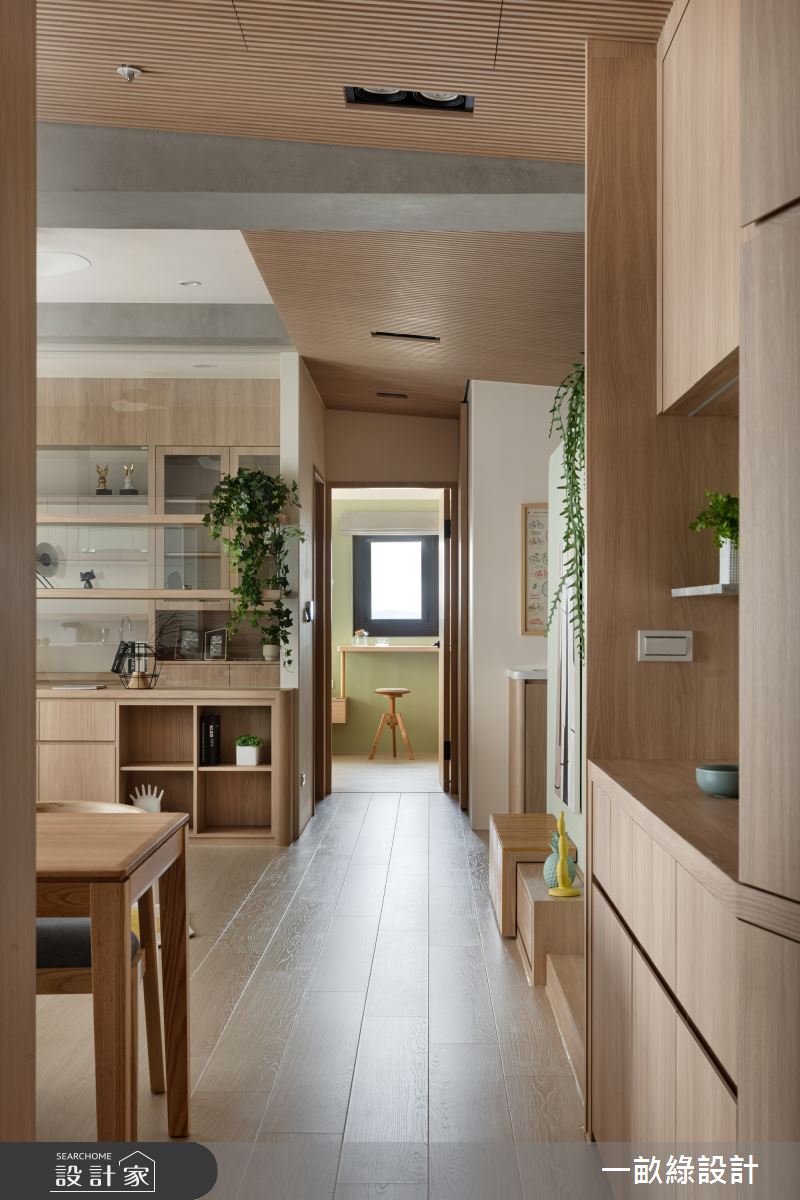 50坪老屋(16~30年)＿日式無印風走廊案例圖片＿一畝綠設計＿一畝綠_49之13