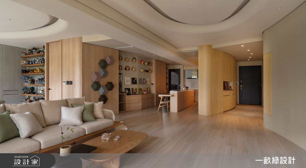 50坪新成屋(5年以下)＿現代風玄關客廳餐廳案例圖片＿一畝綠設計＿一畝綠_50之11