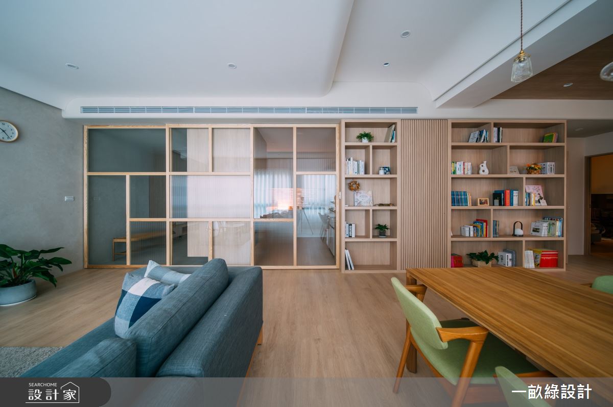 60坪老屋(31~40年)＿現代風客廳餐廳案例圖片＿一畝綠設計＿一畝綠_51之15