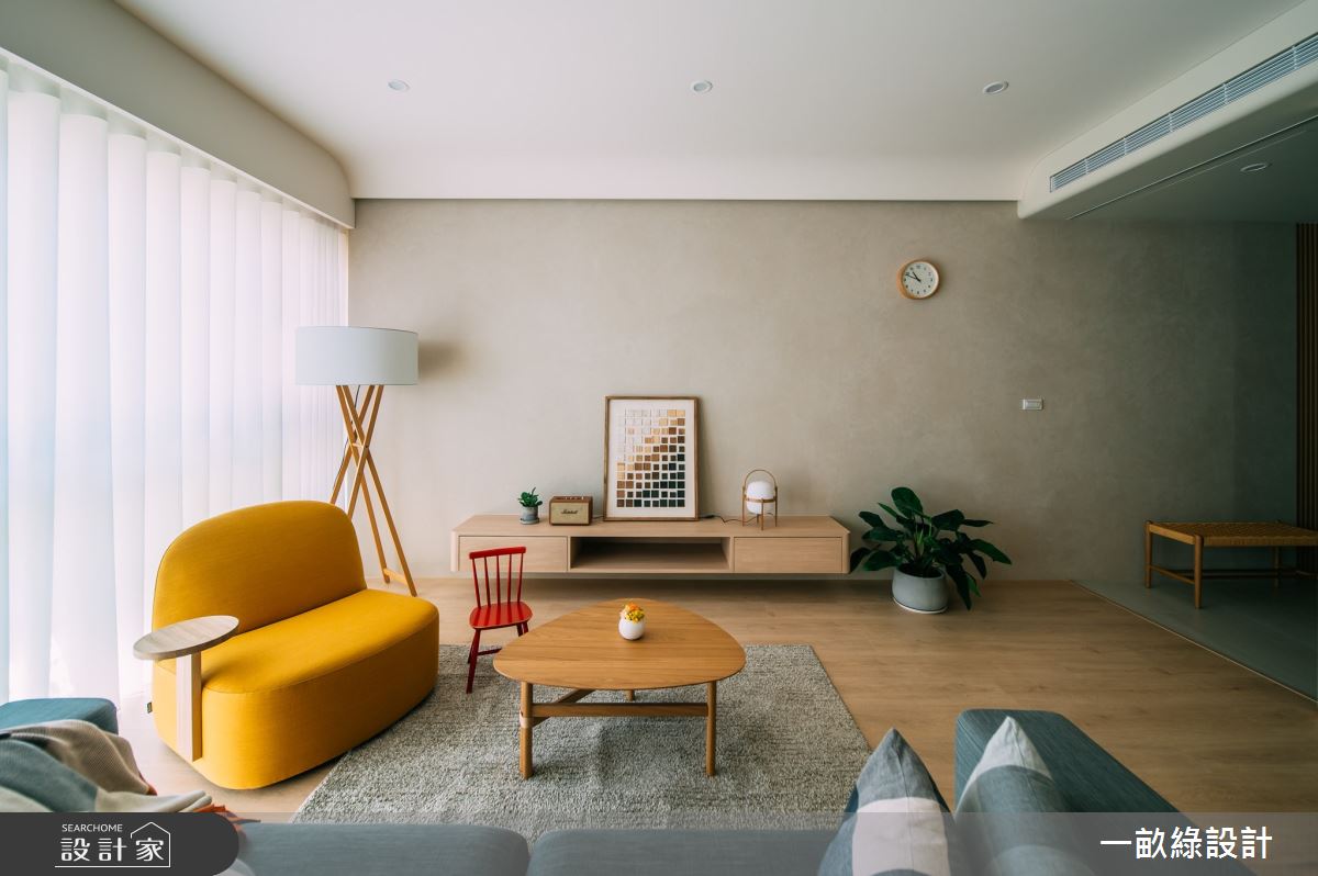 60坪老屋(31~40年)＿現代風客廳案例圖片＿一畝綠設計＿一畝綠_51之8