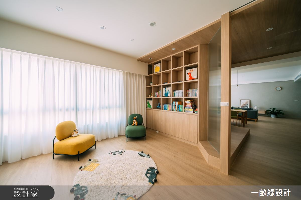 60坪老屋(31~40年)＿現代風書房多功能室案例圖片＿一畝綠設計＿一畝綠_51之24