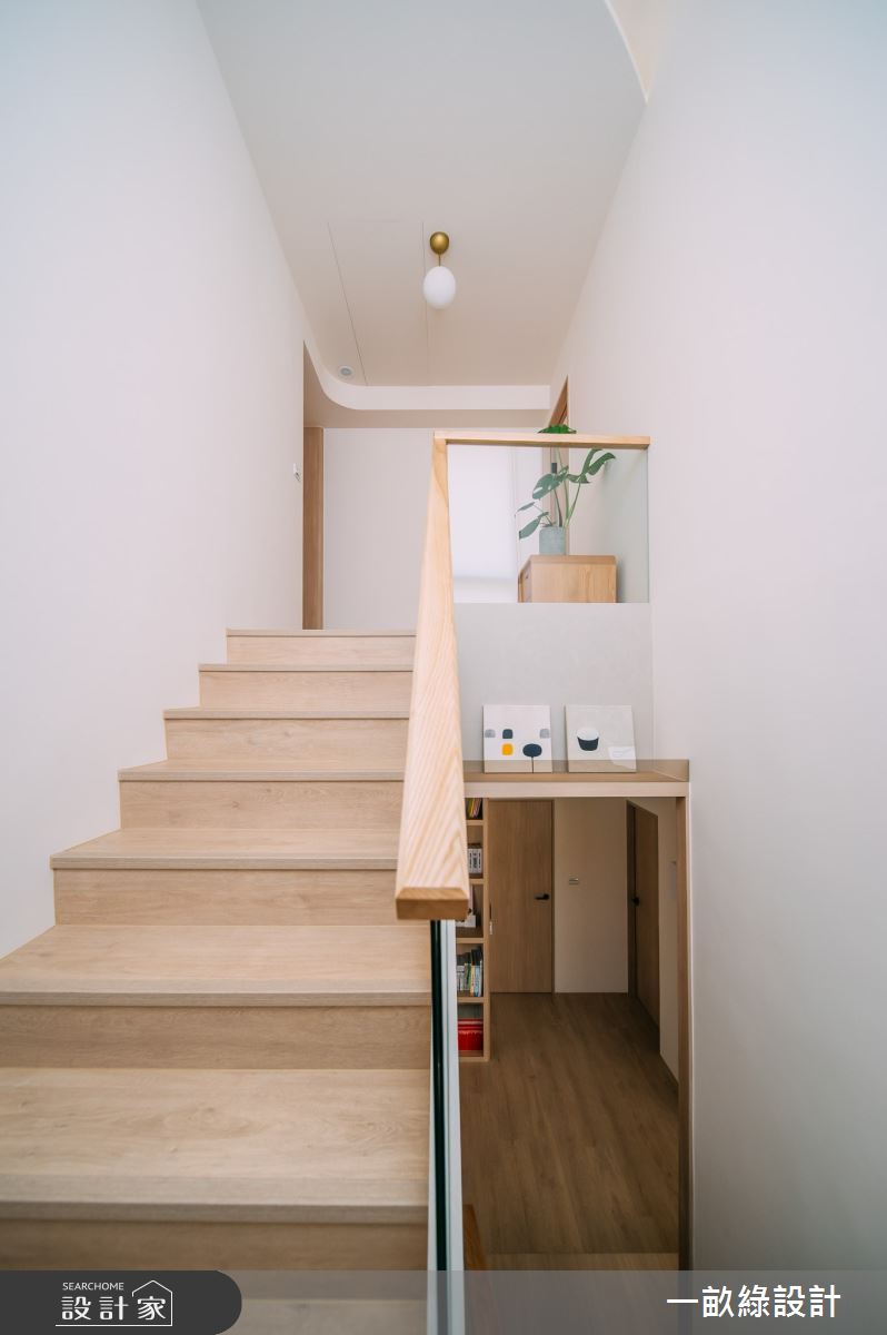60坪老屋(31~40年)＿現代風樓梯案例圖片＿一畝綠設計＿一畝綠_51之29