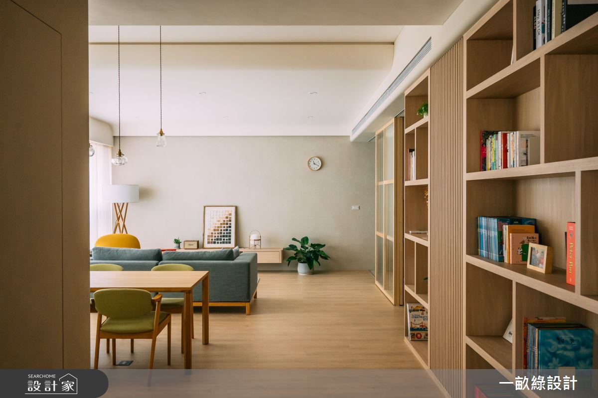 60坪老屋(31~40年)＿現代風客廳餐廳案例圖片＿一畝綠設計＿一畝綠_51之10