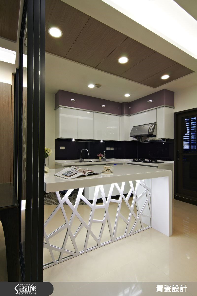 70坪新成屋(5年以下)＿現代風廚房吧檯案例圖片＿青瓷設計工程有限公司＿青瓷_03之14
