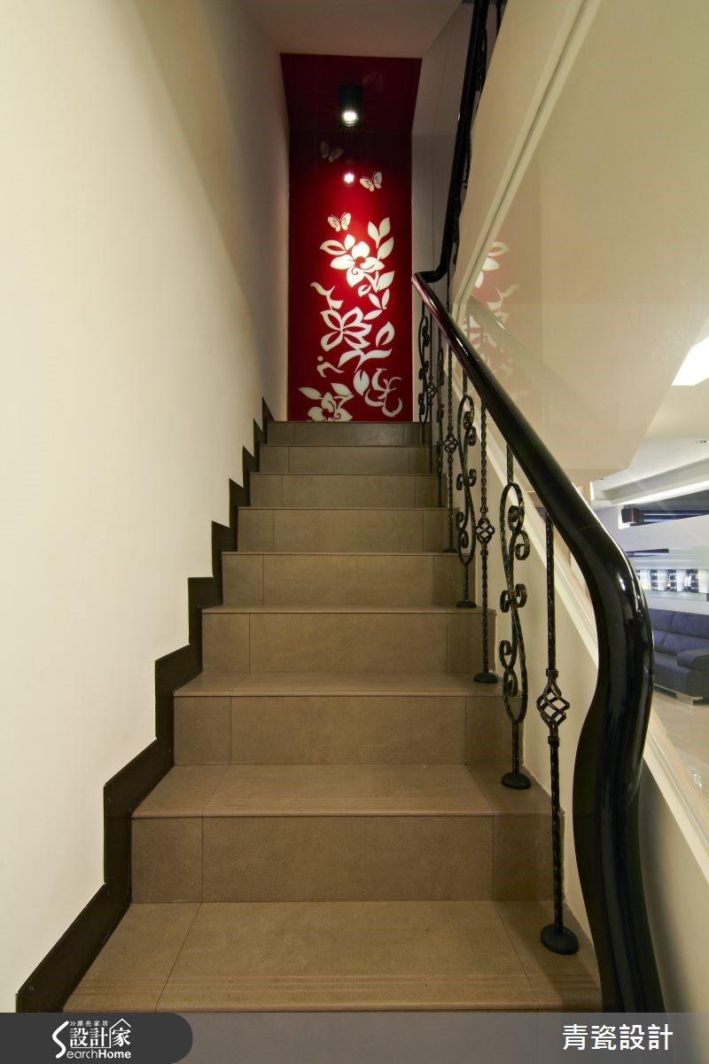 70坪新成屋(5年以下)＿現代風樓梯案例圖片＿青瓷設計工程有限公司＿青瓷_03之17