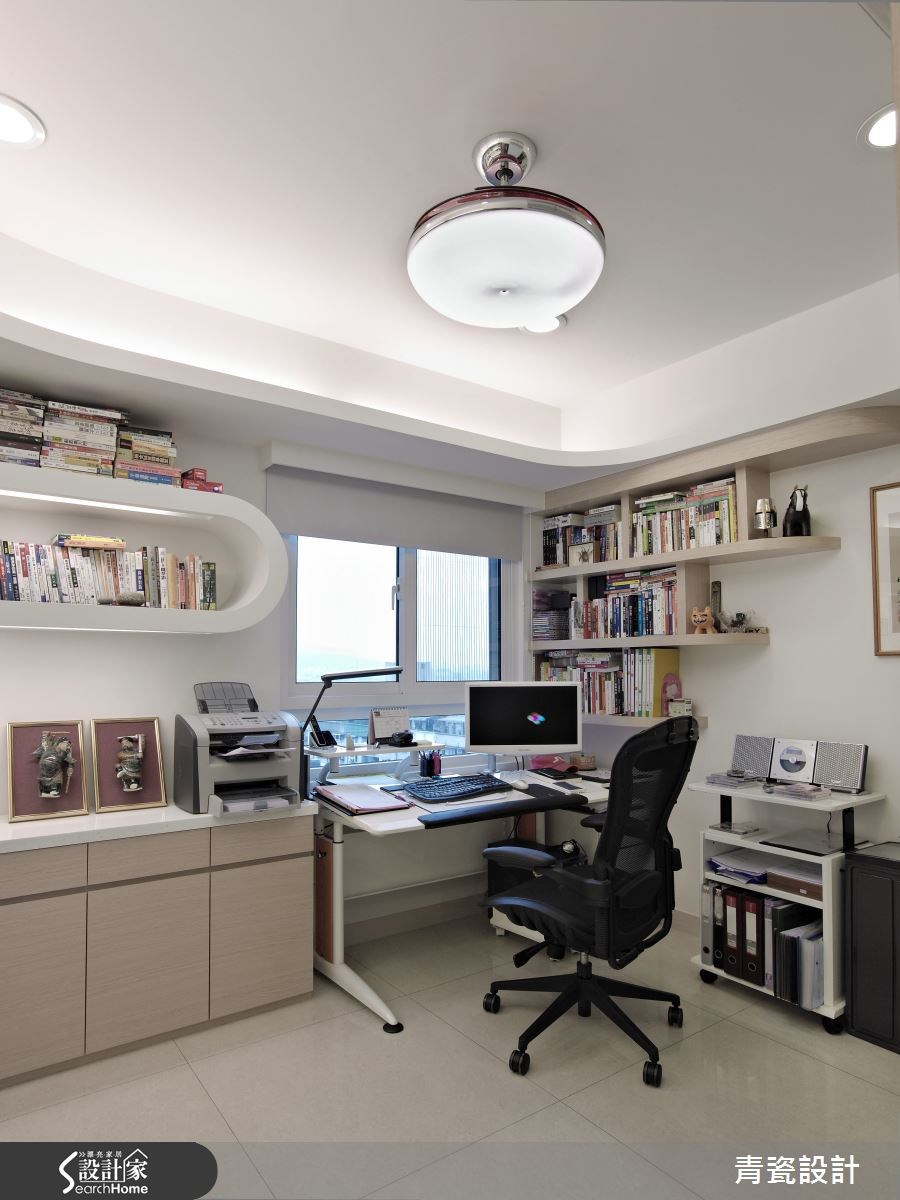 26坪中古屋(5~15年)＿現代風書房案例圖片＿青瓷設計工程有限公司＿青瓷_04之14