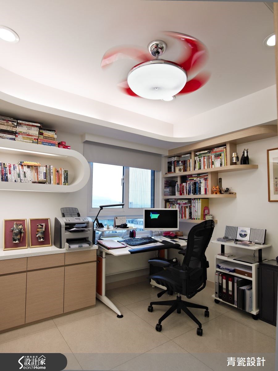 26坪中古屋(5~15年)＿現代風書房案例圖片＿青瓷設計工程有限公司＿青瓷_04之15