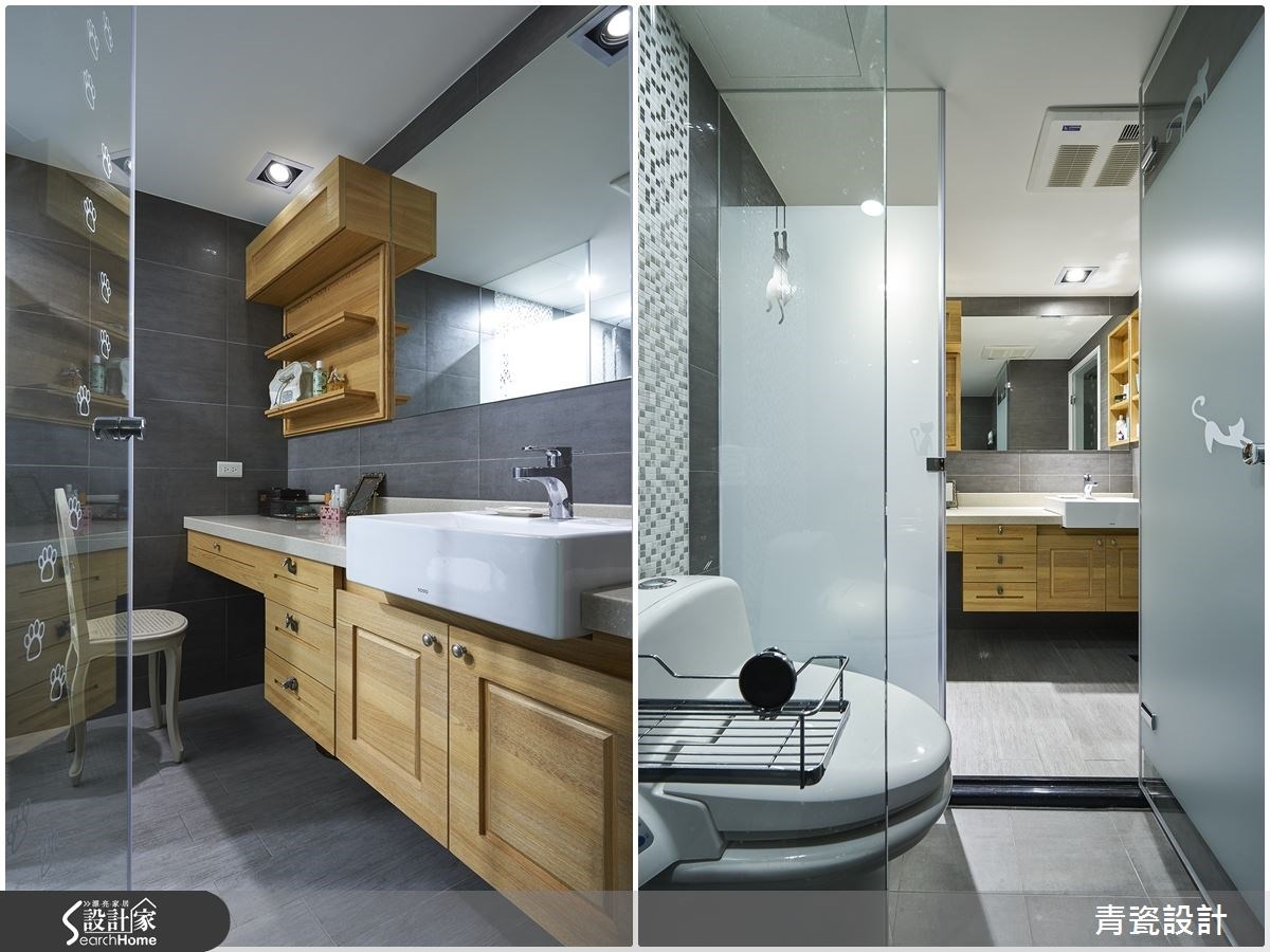 25坪新成屋(5年以下)＿鄉村風浴室案例圖片＿青瓷設計工程有限公司＿青瓷_08之19