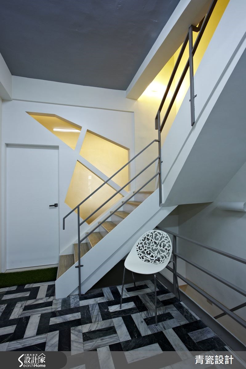 100坪老屋(16~30年)＿混搭風樓梯案例圖片＿青瓷設計工程有限公司＿青瓷_09之16