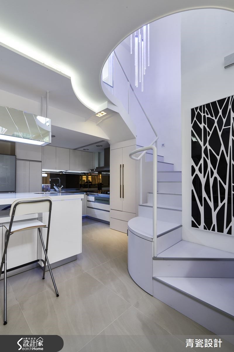 56坪老屋(16~30年)＿現代風樓梯案例圖片＿青瓷設計工程有限公司＿青瓷_11之9