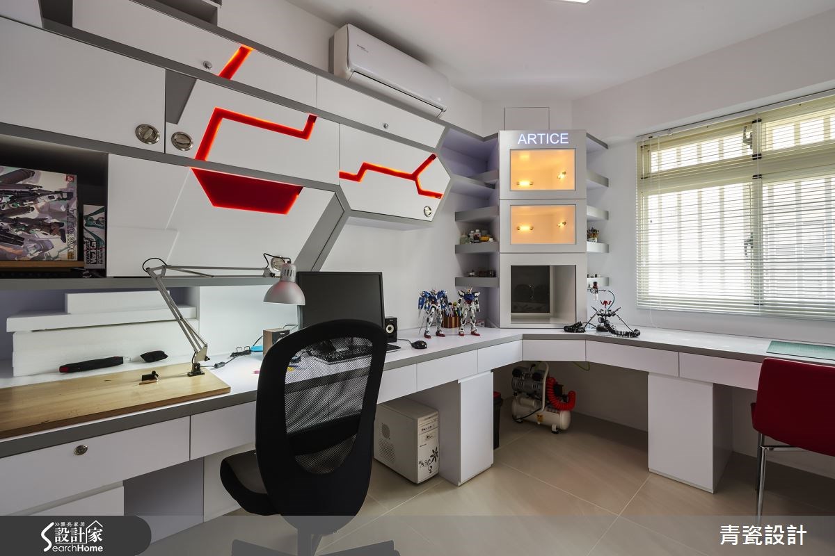 56坪老屋(16~30年)＿現代風書房案例圖片＿青瓷設計工程有限公司＿青瓷_11之16