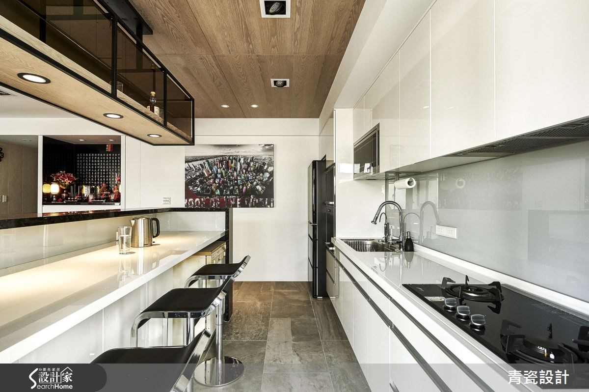 38坪老屋(16~30年)＿現代風廚房吧檯案例圖片＿青瓷設計工程有限公司＿青瓷_17之9