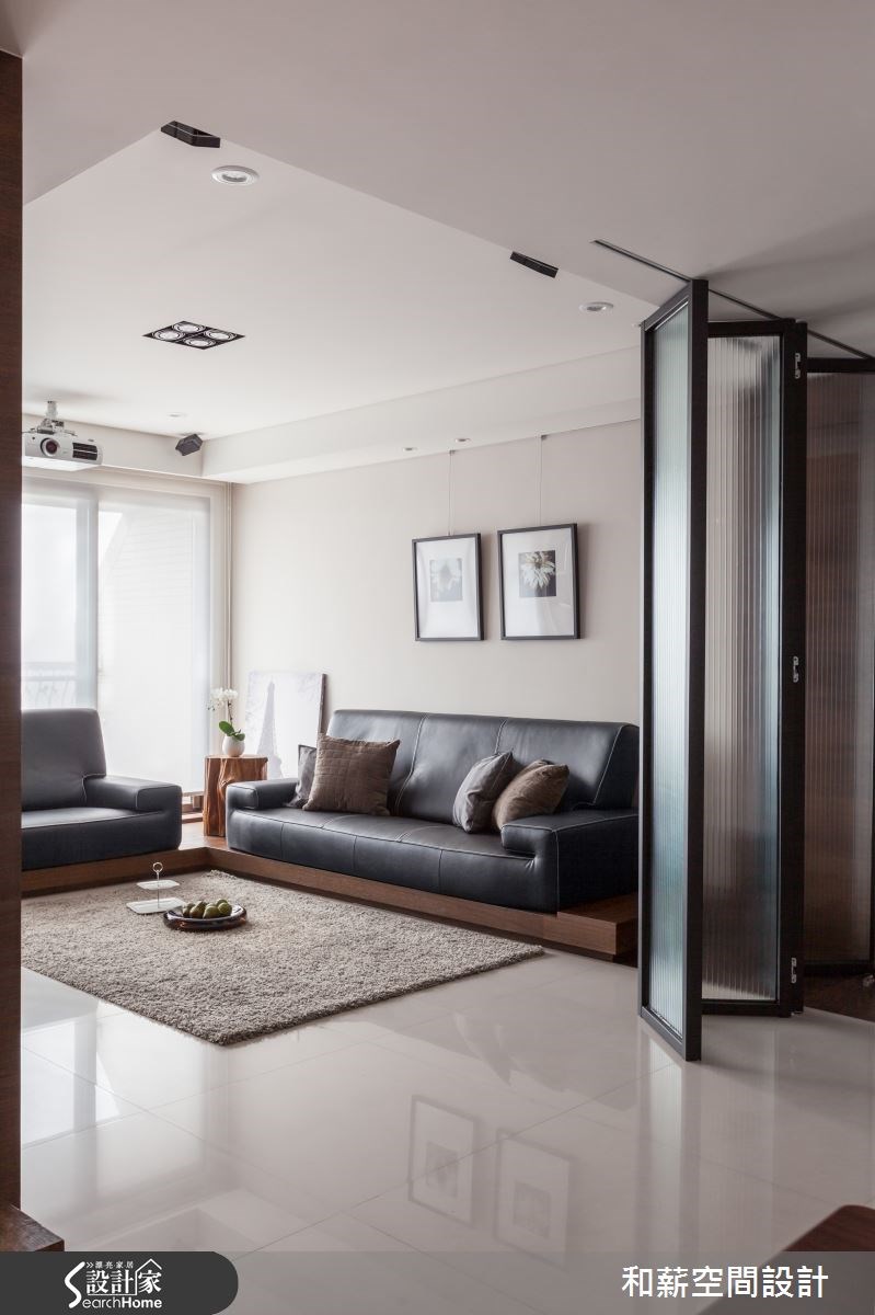 45坪新成屋(5年以下)＿混搭風客廳案例圖片＿和薪室內裝修設計有限公司＿和薪_03之1