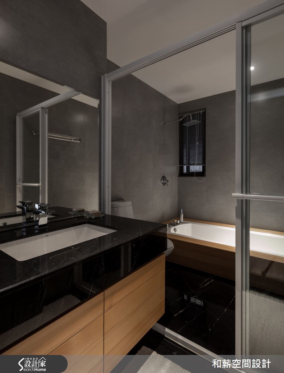 45坪新成屋(5年以下)＿混搭風浴室案例圖片＿和薪室內裝修設計有限公司＿和薪_03之14