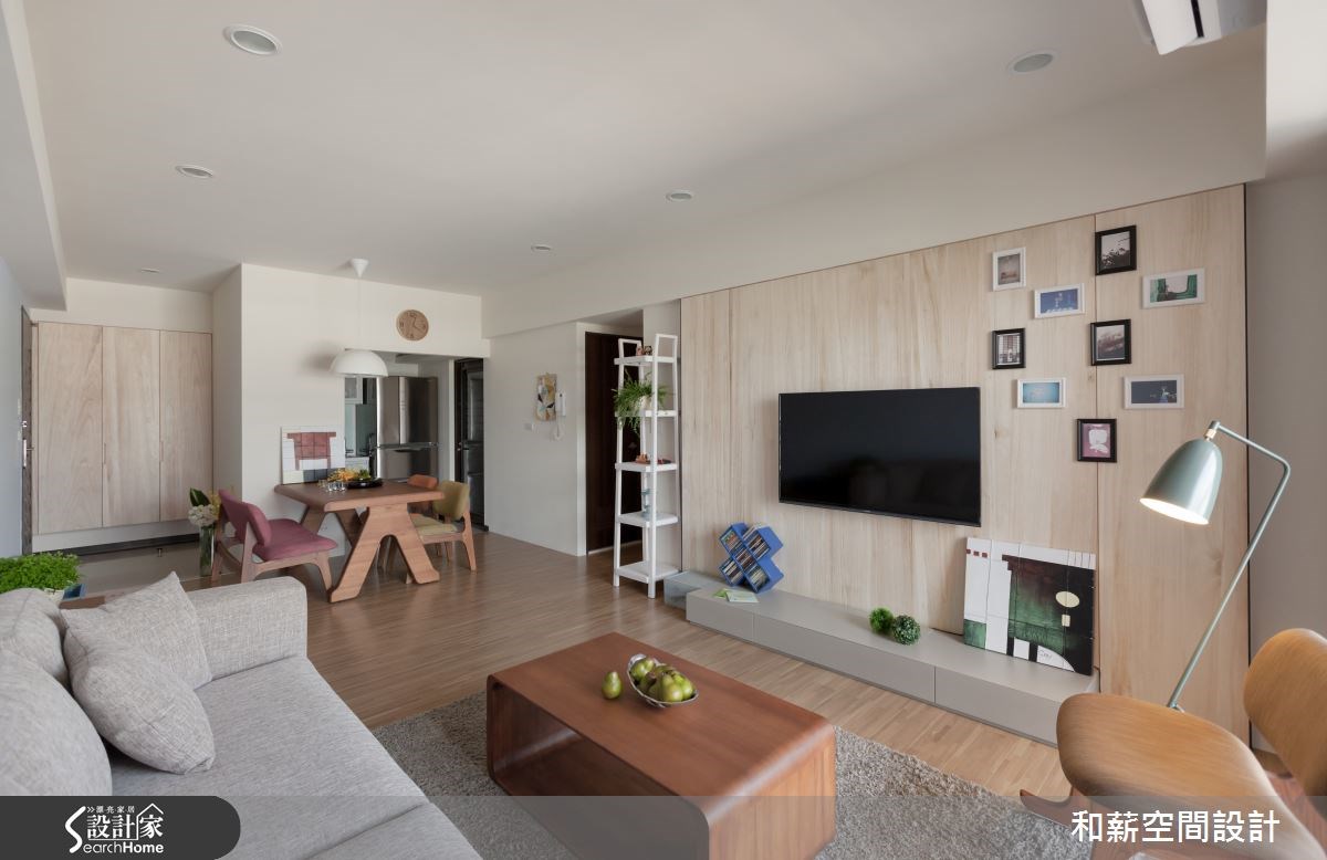 28坪新成屋(5年以下)＿混搭風客廳案例圖片＿和薪室內裝修設計有限公司＿和薪_04之3