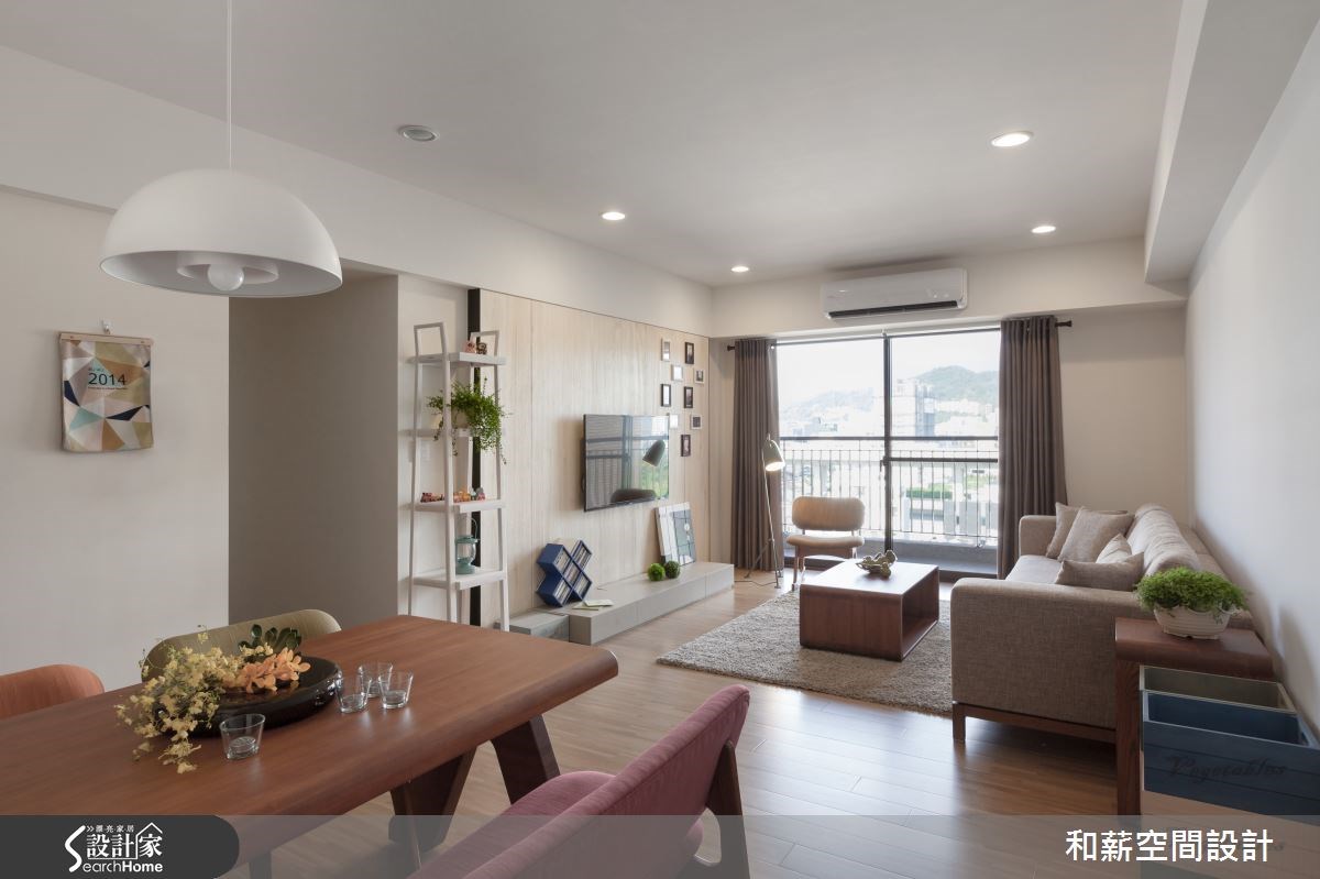 28坪新成屋(5年以下)＿混搭風客廳案例圖片＿和薪室內裝修設計有限公司＿和薪_04之7