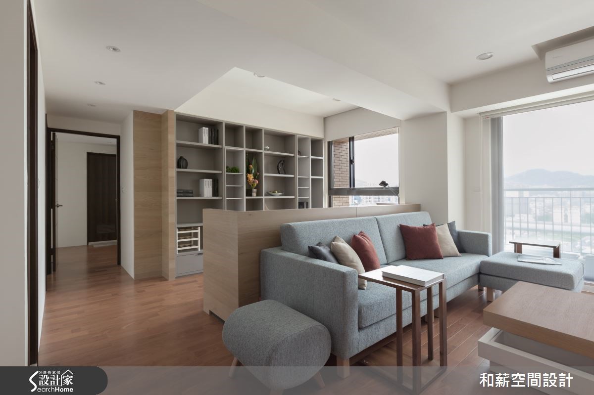 28坪新成屋(5年以下)＿混搭風客廳案例圖片＿和薪室內裝修設計有限公司＿和薪_05之1