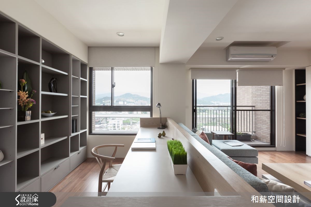 28坪新成屋(5年以下)＿混搭風書房案例圖片＿和薪室內裝修設計有限公司＿和薪_05之3