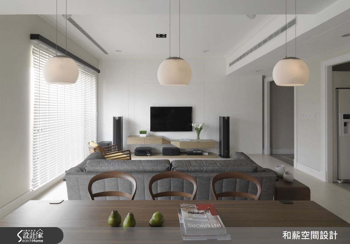 46坪新成屋(5年以下)＿混搭風客廳案例圖片＿和薪室內裝修設計有限公司＿和薪_07之2