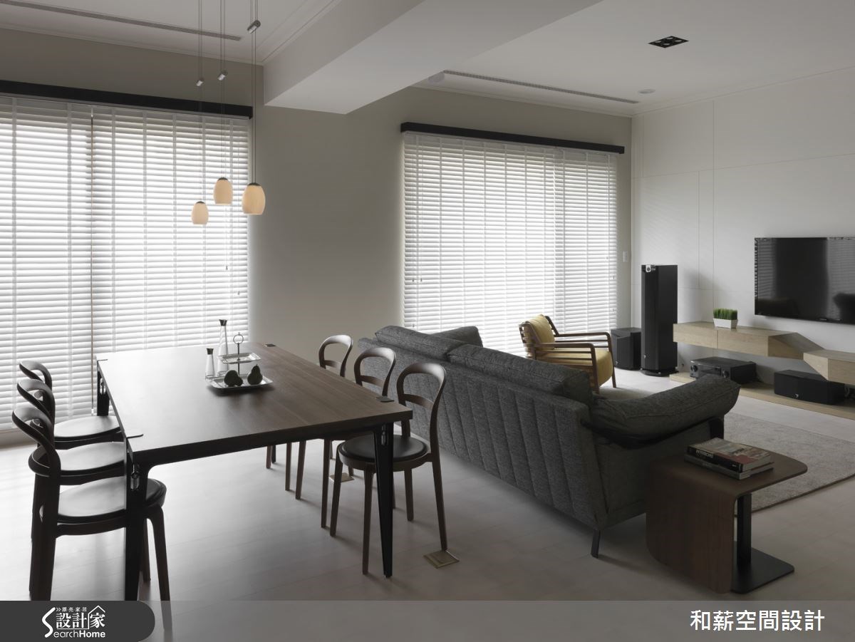 46坪新成屋(5年以下)＿混搭風客廳餐廳案例圖片＿和薪室內裝修設計有限公司＿和薪_07之3