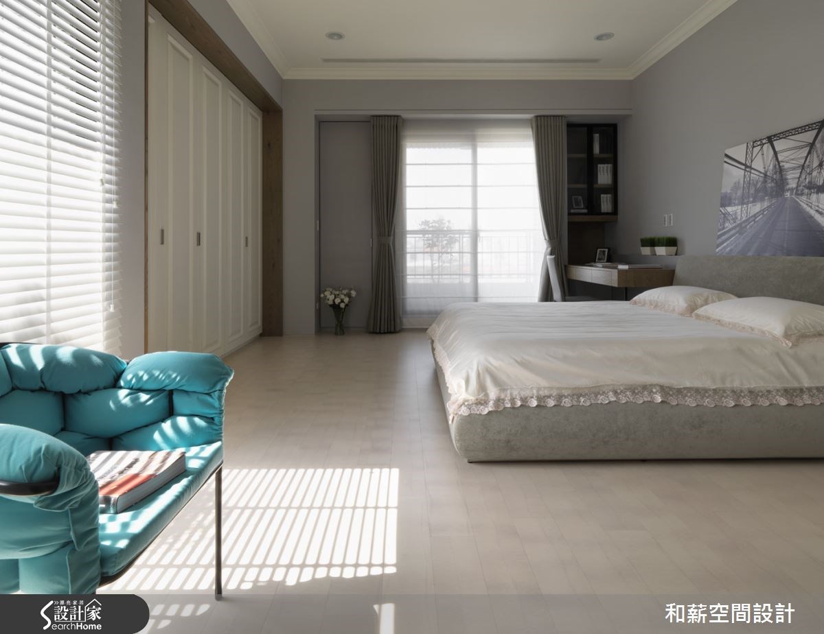 46坪新成屋(5年以下)＿混搭風臥室案例圖片＿和薪室內裝修設計有限公司＿和薪_07之8