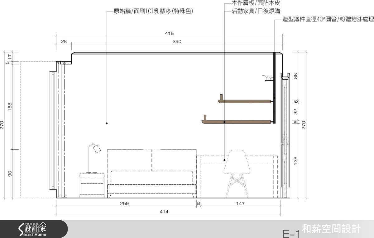 46坪新成屋(5年以下)＿混搭風案例圖片＿和薪室內裝修設計有限公司＿和薪_07之19
