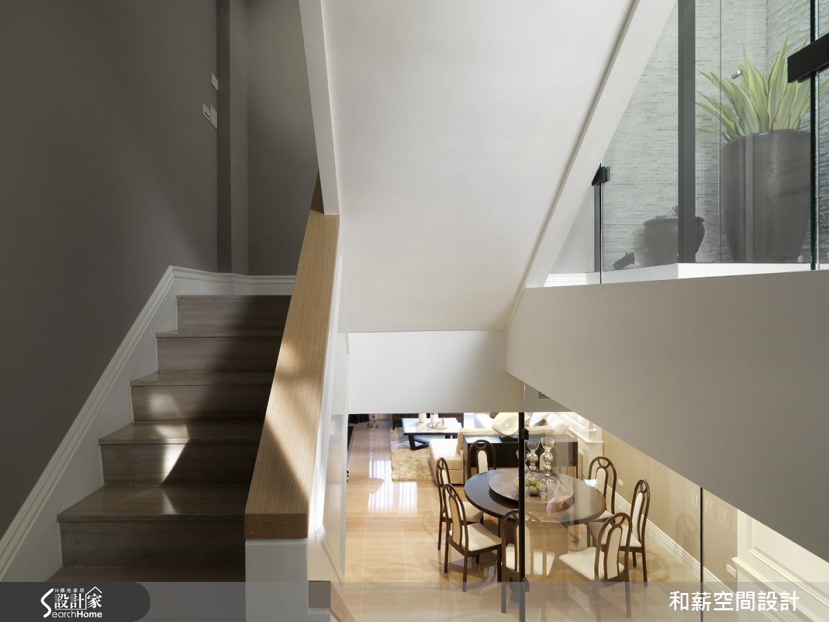 88坪老屋(16~30年)＿混搭風樓梯案例圖片＿和薪室內裝修設計有限公司＿和薪_09之18
