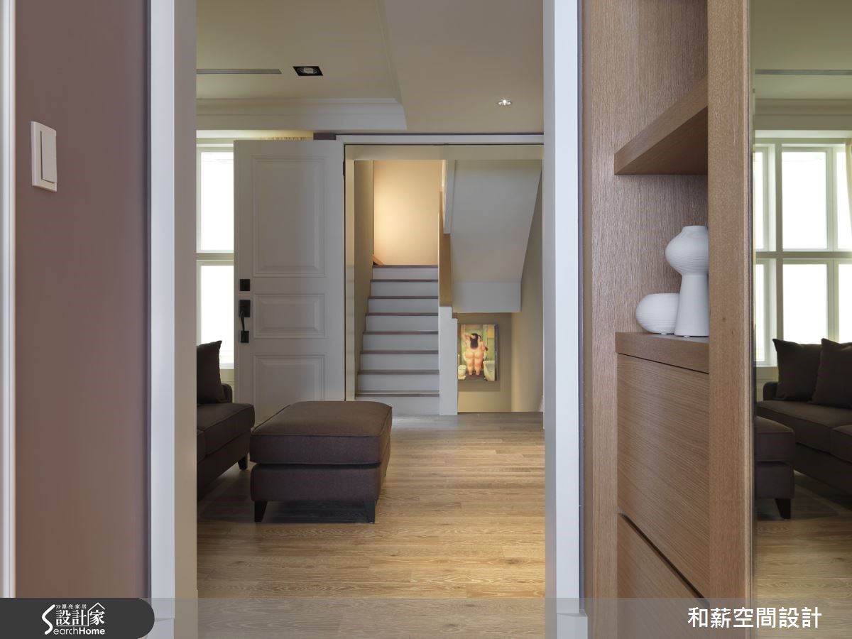 88坪老屋(16~30年)＿混搭風樓梯案例圖片＿和薪室內裝修設計有限公司＿和薪_09之21
