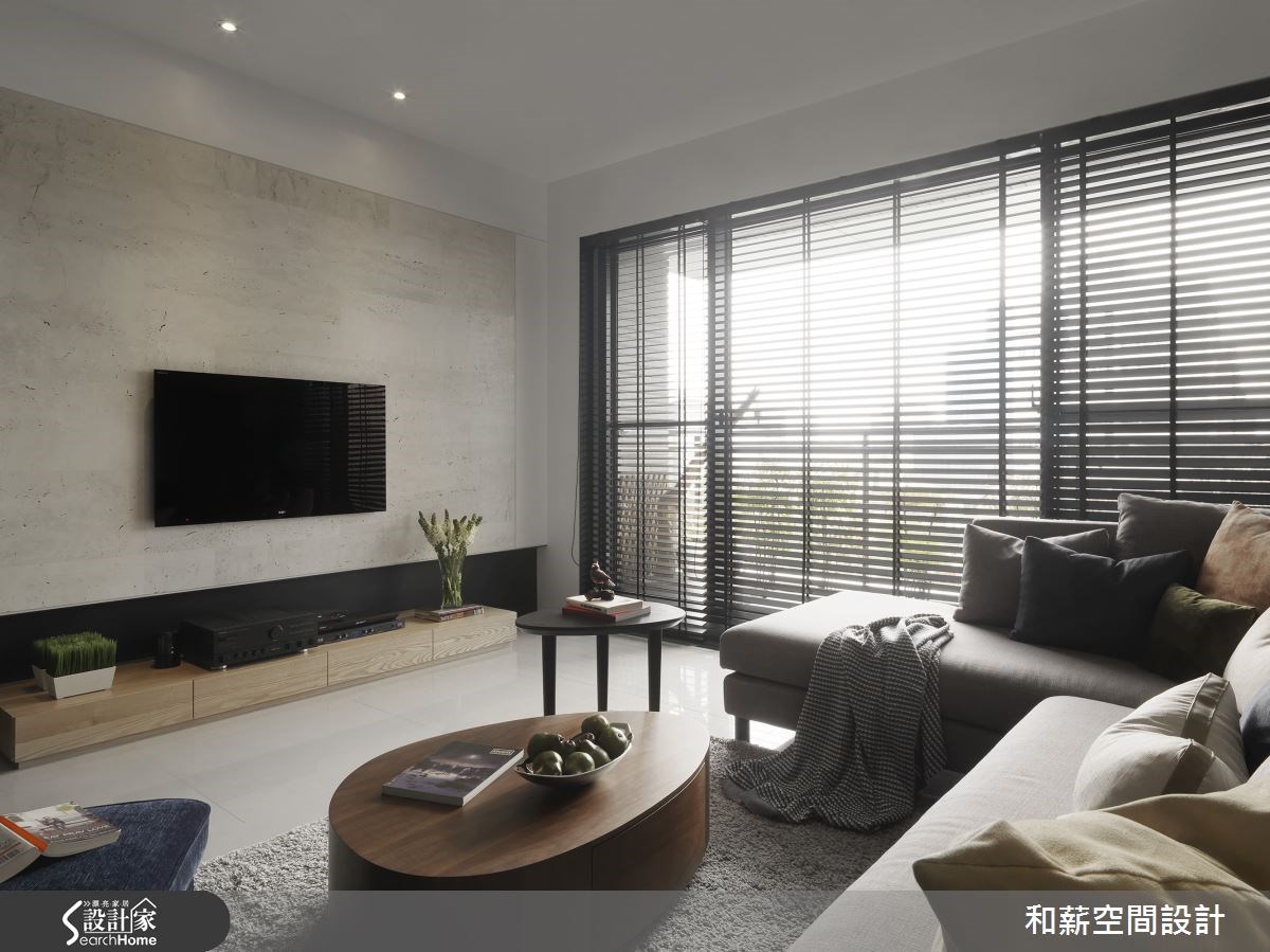 35坪新成屋(5年以下)＿混搭風客廳案例圖片＿和薪室內裝修設計有限公司＿和薪_11之3