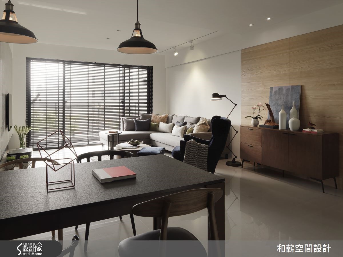 35坪新成屋(5年以下)＿混搭風客廳餐廳案例圖片＿和薪室內裝修設計有限公司＿和薪_11之9
