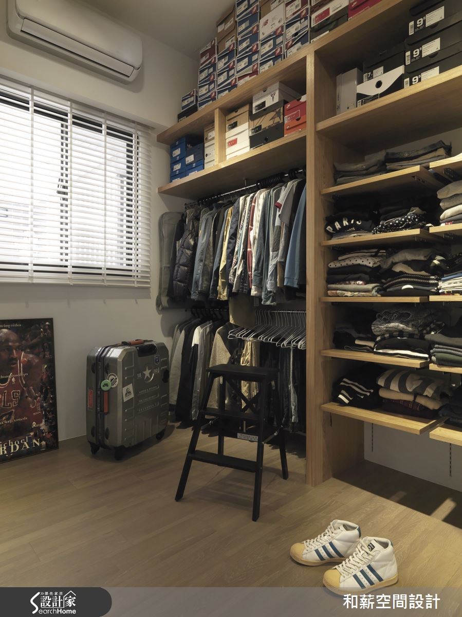 35坪新成屋(5年以下)＿混搭風更衣間案例圖片＿和薪室內裝修設計有限公司＿和薪_11之17