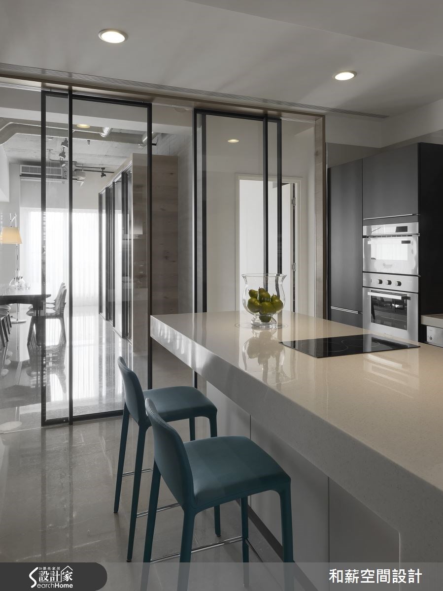 88坪新成屋(5年以下)＿混搭風廚房吧檯案例圖片＿和薪室內裝修設計有限公司＿和薪_12之10